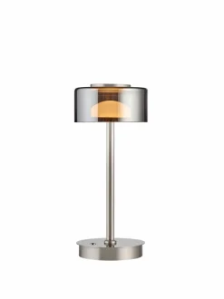 Tischlampen|Hell LED-Tischleuchte Dune Silber