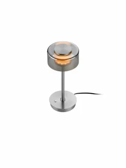 Tischlampen|Hell LED-Tischleuchte Dune Silber