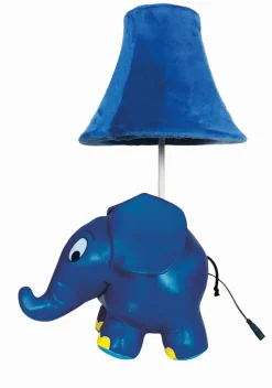 Happy Lamps Kinderlampen|Kinderlampen-LED-Tischleuchte Elefant Blau