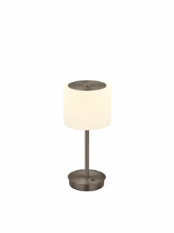 Tischlampen|Hell LED-Tischleuchte Elli Braun