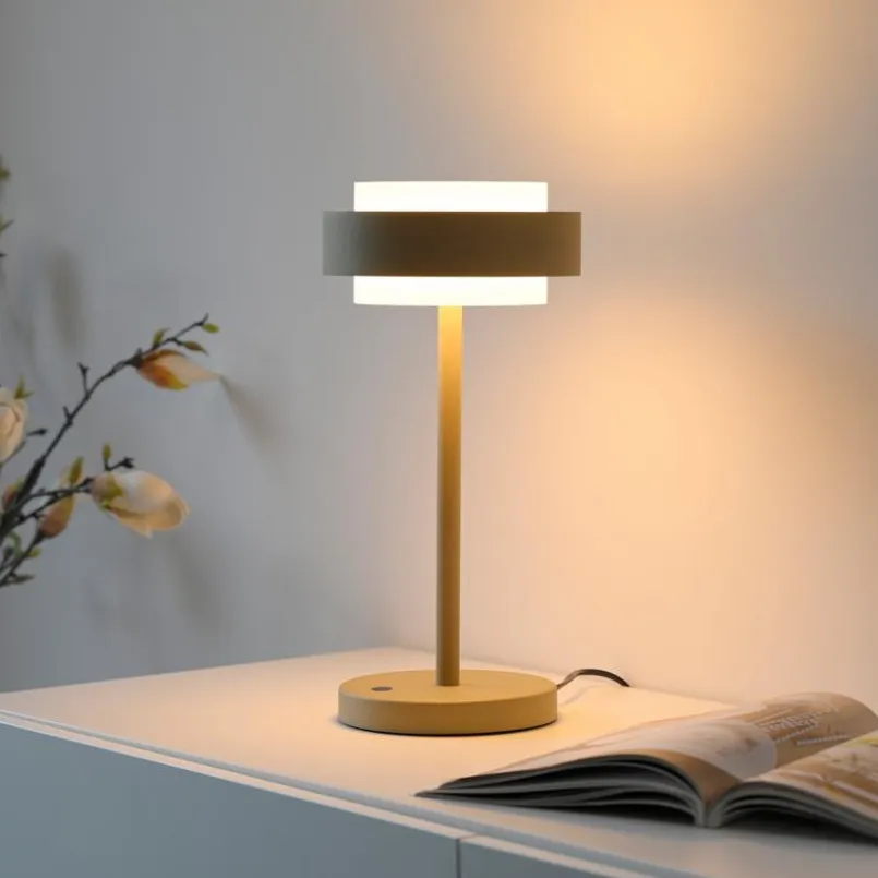 SCHÖNER WOHNEN-Kollektion Tischlampen-LED-Tischleuchte Elmo Sand