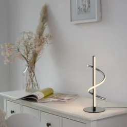 Tischlampen|JUST LIGHT. LED-Tischleuchte Emanda Schwarz