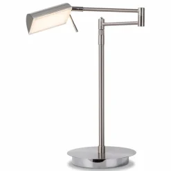 Tischlampen|Hell LED-Tischleuchte Graz Silber