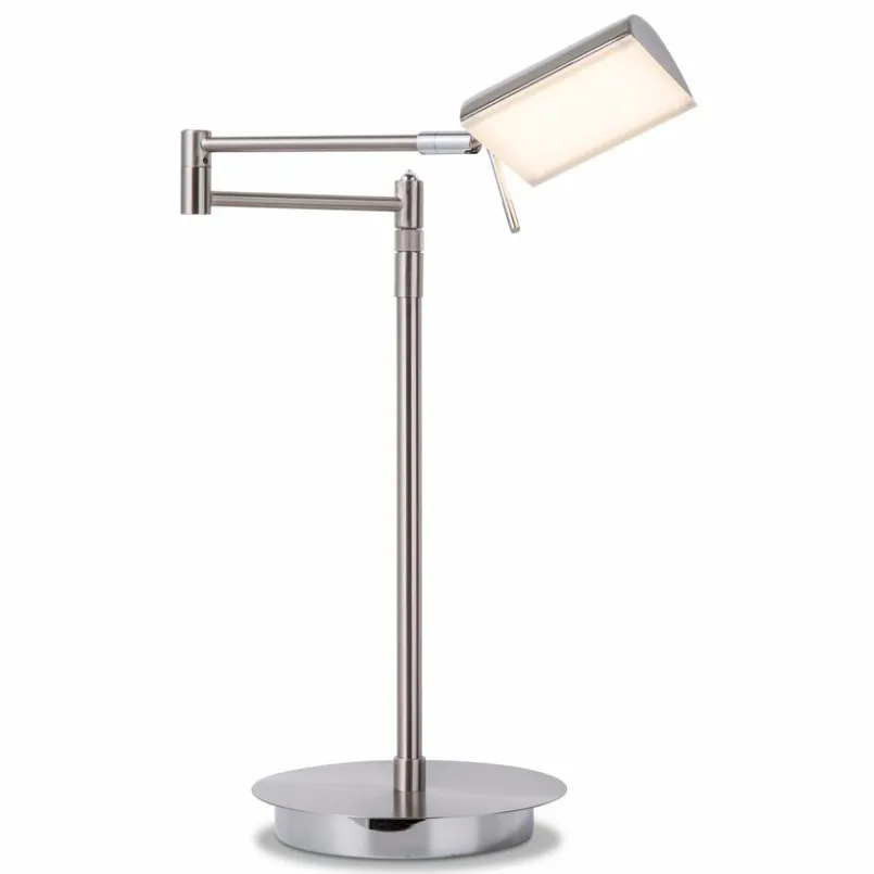 Tischlampen|Hell LED-Tischleuchte Graz Silber