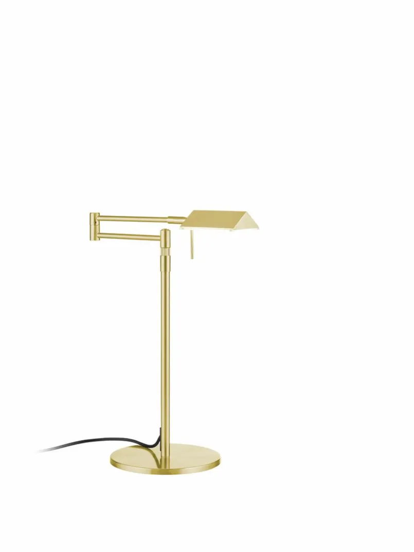 Tischlampen|Hell LED-Tischleuchte Johann Messing