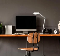 FABAS Tischlampen-LED-Tischleuchte Regina Weiß