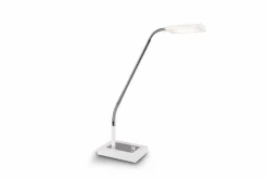 Tischlampen|Reality Leuchten LED-Tischleuchte Sandor Weiß