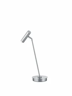 Tischlampen|Hell LED-Tischleuchte Tom Pro Nickel matt / Chrom