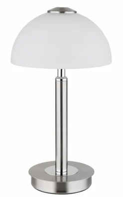 Globo Tischlampen-LED-Tischleuchte Uldin Silber