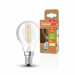 E14|Osram LED-Tropfen E14/2,5 Watt/Energie B Transparent