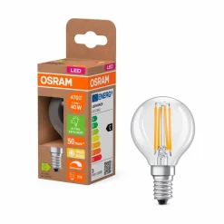 Osram E14-LED-Tropfen E14/2,9 Watt/Energie C Transparent