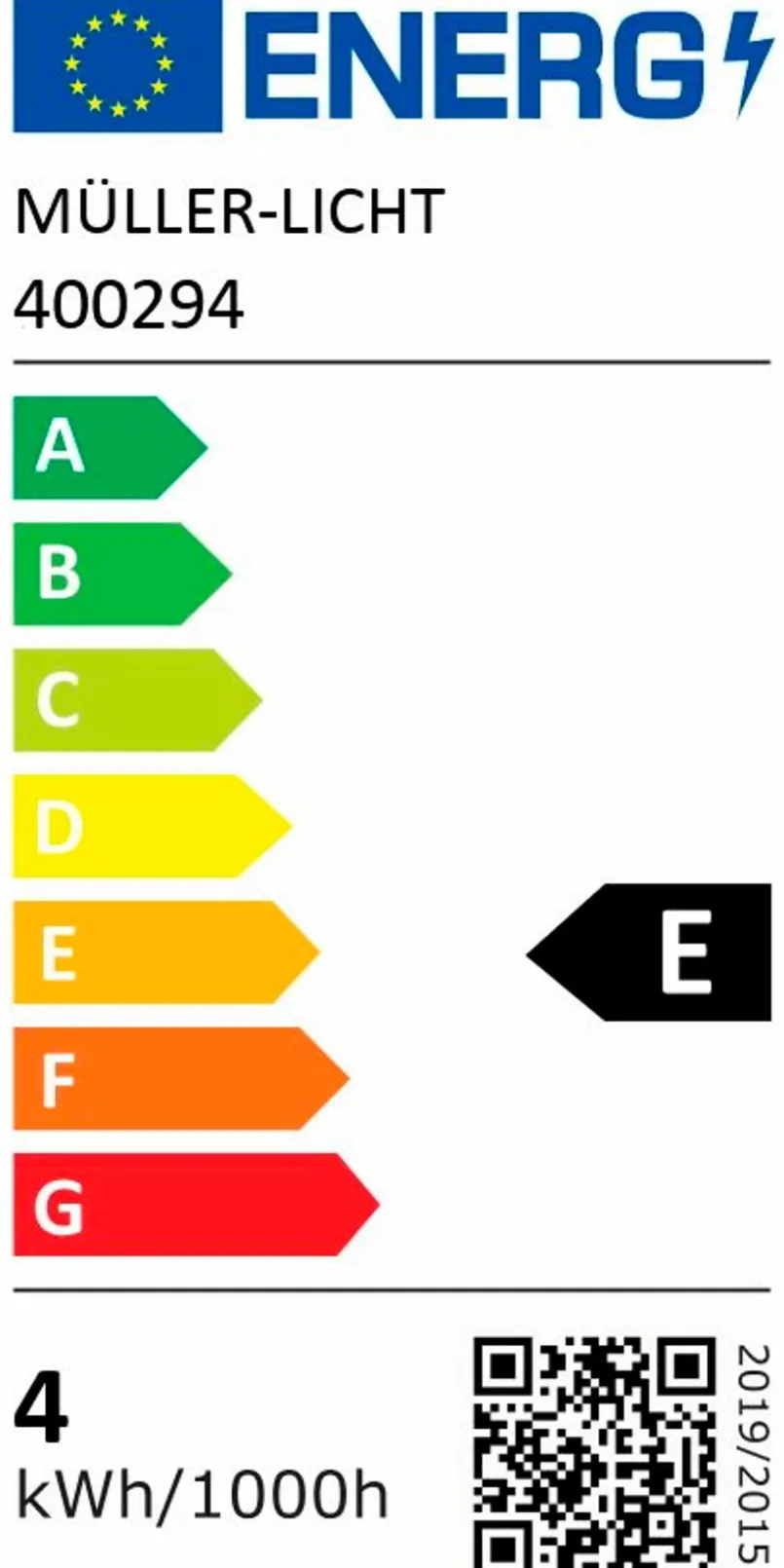 MÜLLER-LICHT E14-LED-Tropfen E14/4 Watt/Energie E Transparent