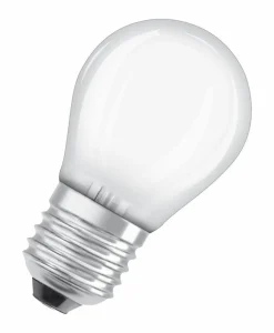 E27|Osram LED-Tropfenform E27/4 Watt/Energie E Weiß