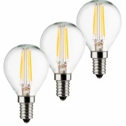 E14|MÜLLER-LICHT LED-Tropfenform, klar E14/4Watt/ Energie E Transparent