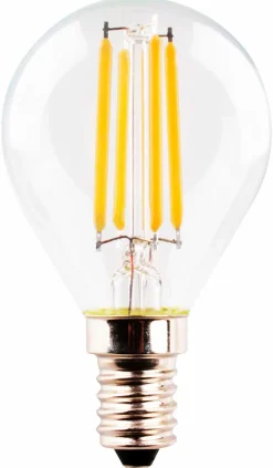 E14|MÜLLER-LICHT LED-Tropfenform, klar E14/4Watt/ Energie E Transparent