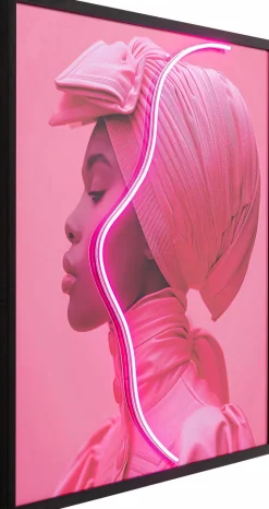 LED-Wandbild 80 x 80 cm Woman<KARE DESIGN Hot