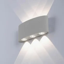 Außenwandleuchten|Außenwandleuchten|Paul Neuhaus LED-Wandleuchte Carlo Silber