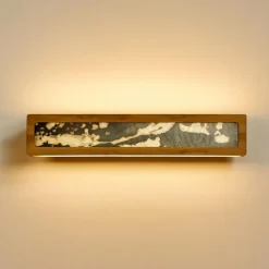 ELOBRA Wandleuchten-LED-Wandleuchte Chile Braun
