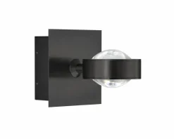Wandleuchten|SCHÖNER WOHNEN-Kollektion LED-Wandleuchte Lense Schwarz