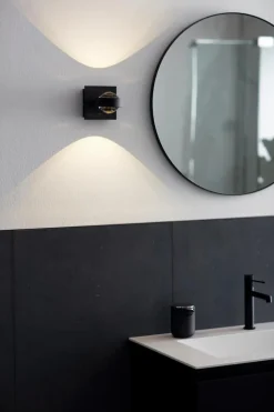 Wandleuchten|SCHÖNER WOHNEN-Kollektion LED-Wandleuchte Lense Schwarz