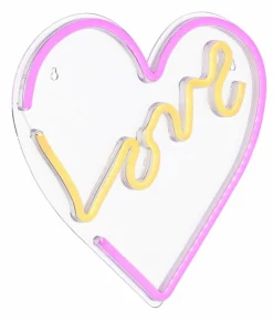 Globo Wandleuchten-LED-Wandleuchte Love Bunt