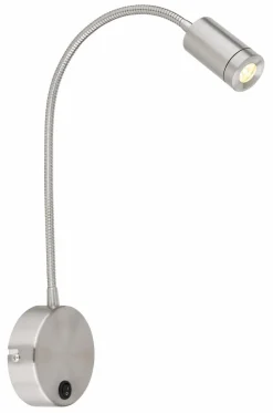 Wandleuchten|Globo LED-Wandleuchte Milly Silber