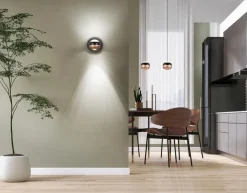 Wandleuchten|Trio Select LED-Wandleuchte Orbit Coffee