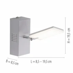 Neuhaus PURE Wandleuchten-LED-Wandleuchte Pure Mira Alu