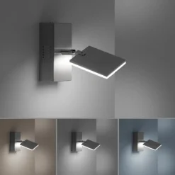 Neuhaus PURE Wandleuchten-LED-Wandleuchte Pure Mira Alu