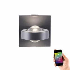 Q SMART HOME LIGHTS Wandleuchten|Wandleuchten-LED-Wandleuchte Q-Mia Anthrazit