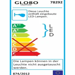 Globo Wandleuchten-LED-Wandleuchte Randi Chrom