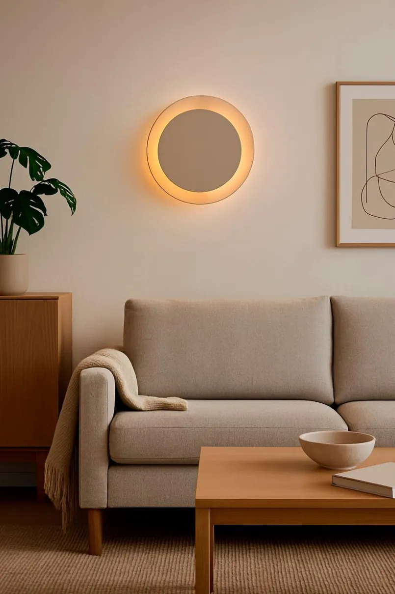 GeeTi Wandleuchten-LED-Wandleuchte Salerno Beige