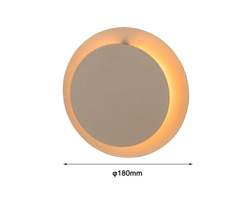 GeeTi Wandleuchten-LED-Wandleuchte Salerno Beige