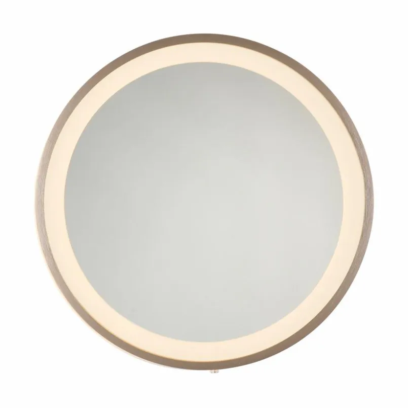 Paul Neuhaus Wandspiegel-LED-Wandspiegel Vidro Bronze