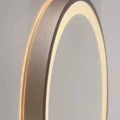 Paul Neuhaus Wandspiegel-LED-Wandspiegel Vidro Bronze