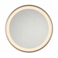 Paul Neuhaus Wandspiegel-LED-Wandspiegel Vidro Bronze
