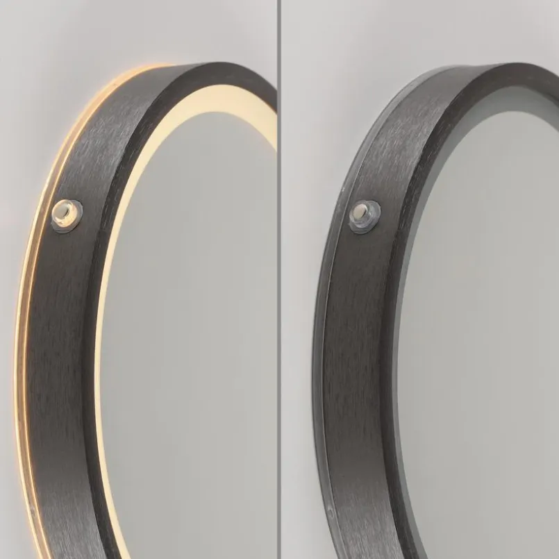 Wandspiegel|Paul Neuhaus LED-Wandspiegel Vidro Grau