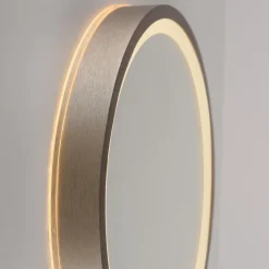 Paul Neuhaus Wandspiegel-LED-Wandspiegel Vidro Bronze