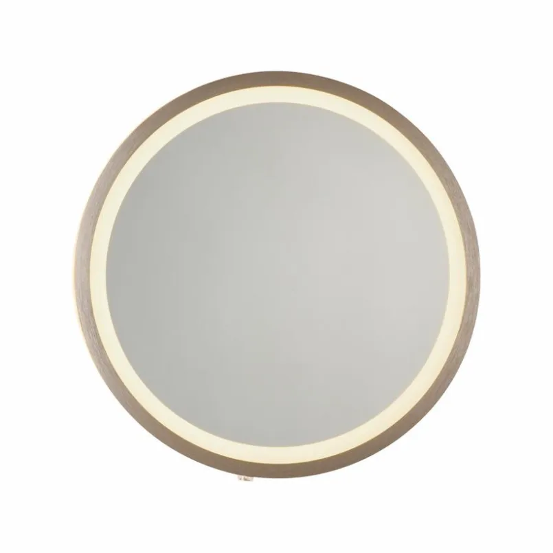 Paul Neuhaus Wandspiegel-LED-Wandspiegel Vidro Bronze