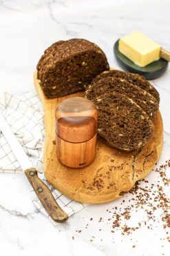 Küchenutensilien|AdHoc Leinsamenmühle Seedo 10,4 cm Braun