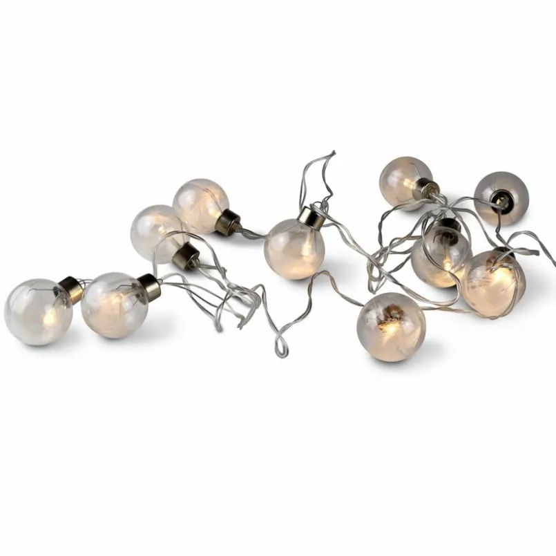 Lichterketten|DesignLive Lichterkette Kugel Silber