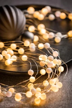 Lichterketten|DesignLive Lichterkette Kugel Silber