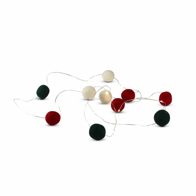 Lichterketten|DesignLive Lichterkette Wolle Bunt