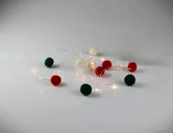 Lichterketten|DesignLive Lichterkette Wolle Bunt