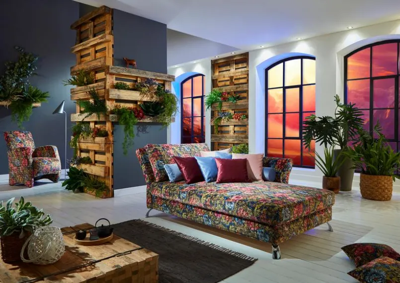 Relaxliegen|Schlafsofas|Nehl Liege / Schlafsofa Easy 110 Bunt