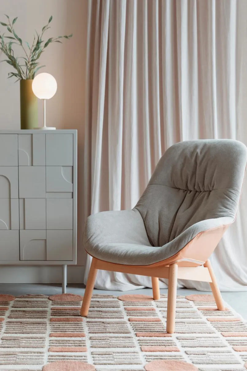 Zuiver Sessel-Longchair Duke Orange