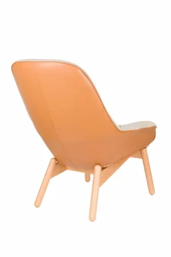 Zuiver Sessel-Longchair Duke Orange