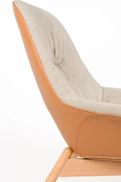 Zuiver Sessel-Longchair Duke Orange