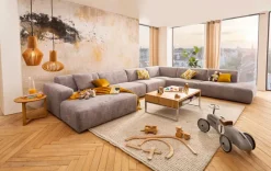CASEDO Sofas & Couches-Longchair Valencia Grey