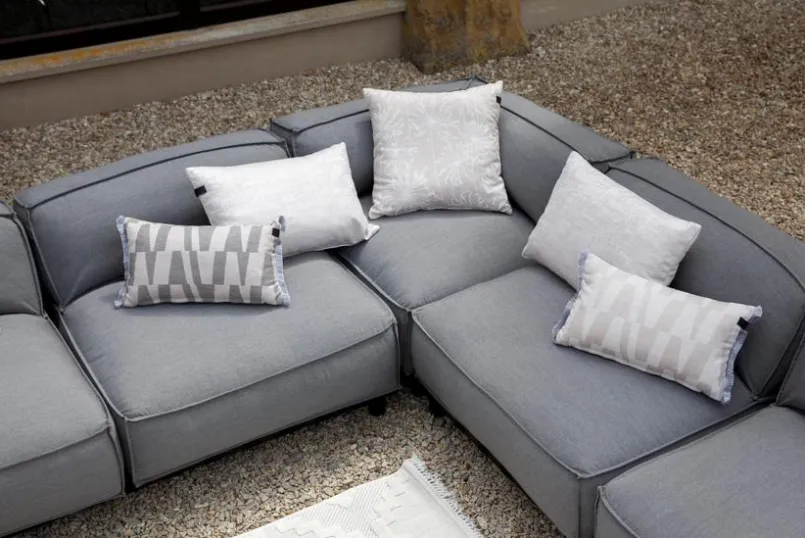 SCHÖNER WOHNEN-Kollektion Gartensofas|Loungesofas-Lounge-Eckmodul Vlieland Grey